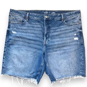 Old Navy • Cut-off Shorts, High-Rise, Button Fly, O.G Loose, Size 24, EUC